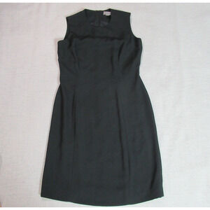 Baldanza Dress Womens Size 10P Black Sheath Modest Basic Bloomindales Sleeveless